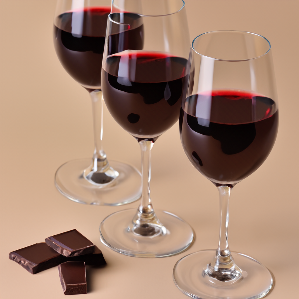 wine and chocolate tasting kit and gift