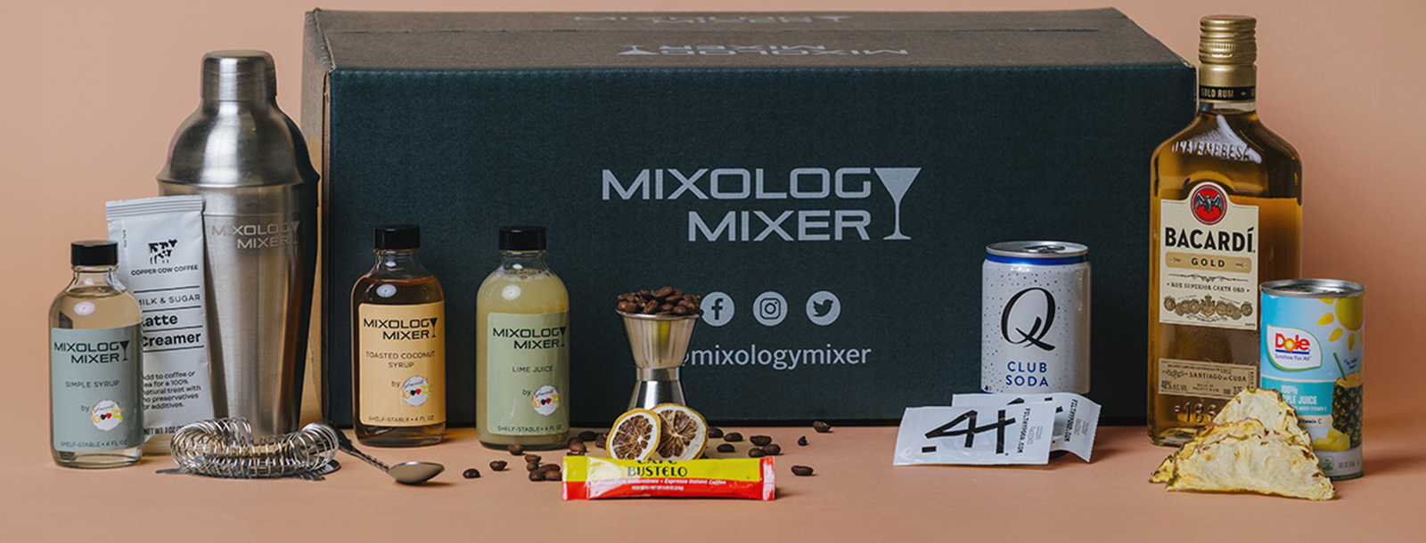 cocktail kits and gifts. virtual events. 