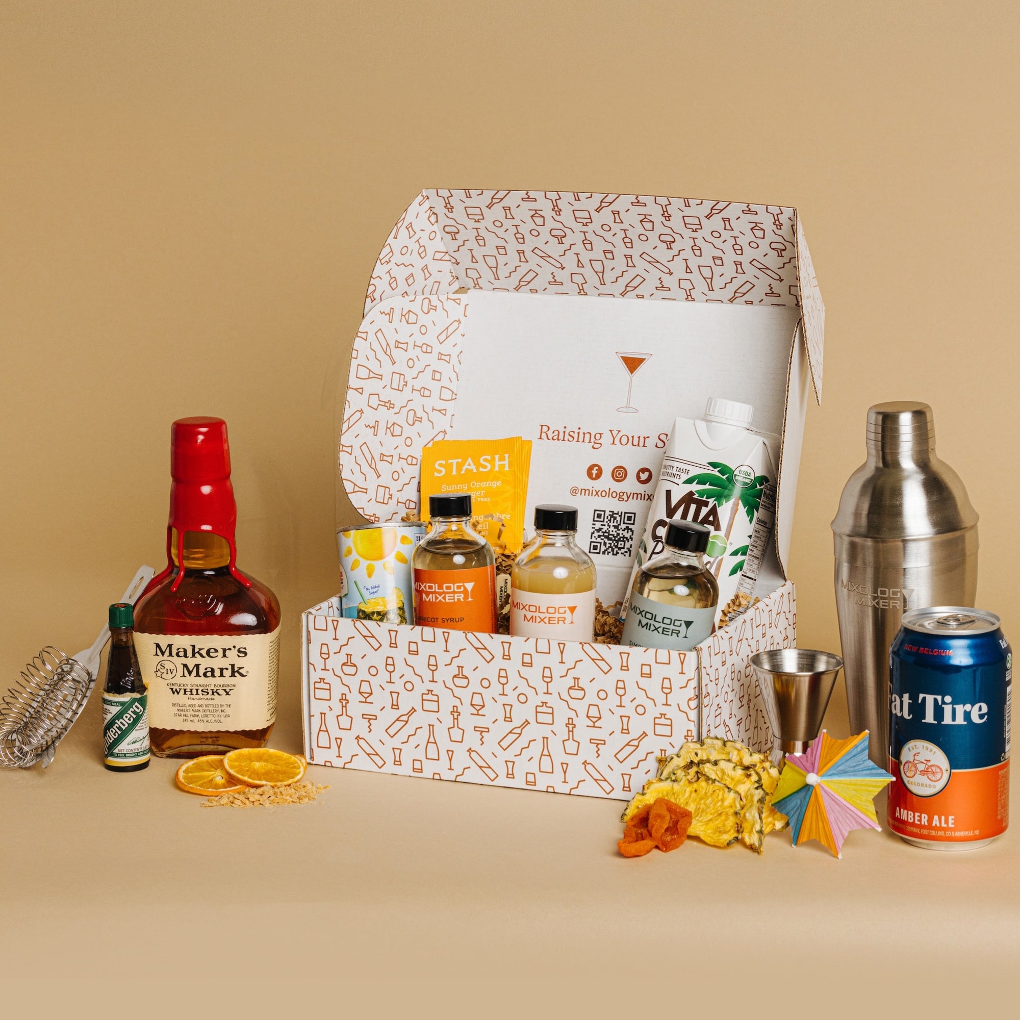 whiskey forward mixology kit and gift with tea infusion