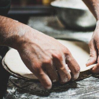 pizza making team building virtual activity with kit